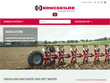 Tablet Screenshot of kongskilde.com